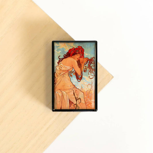 Mucha Mint Slide Box