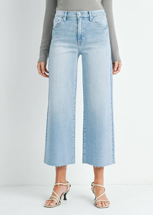 JUST BLACK DENIM - Scissor Cut Wide Leg