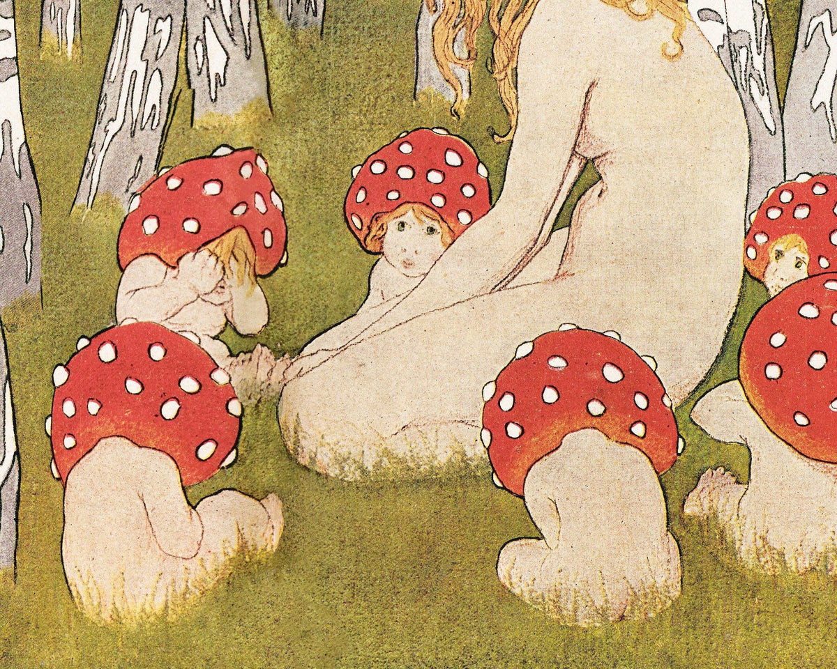 Vintage Mother Nature Fine Art Print