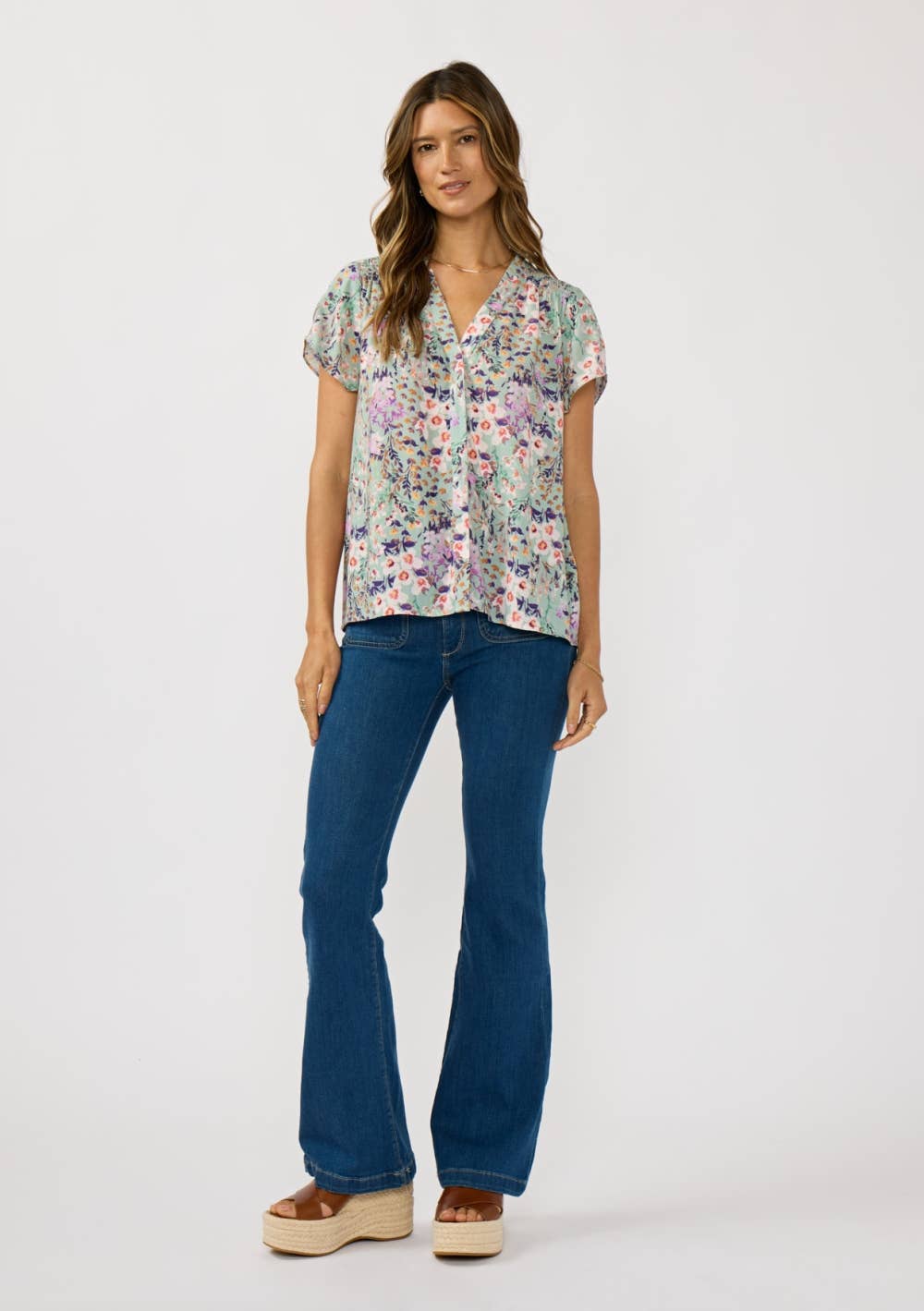 Flutter Sleeve Spring Top