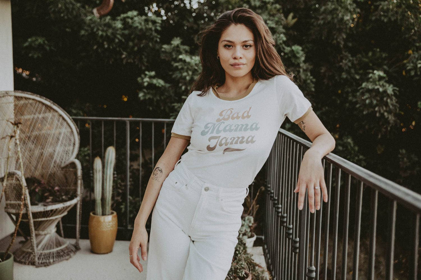 Bad Mama Jama | Ringer Graphic T-shirt