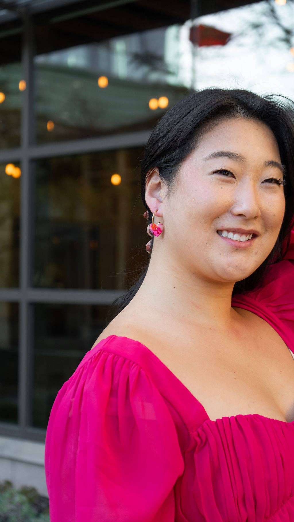 Sweetheart Hoops - Tickled Pink