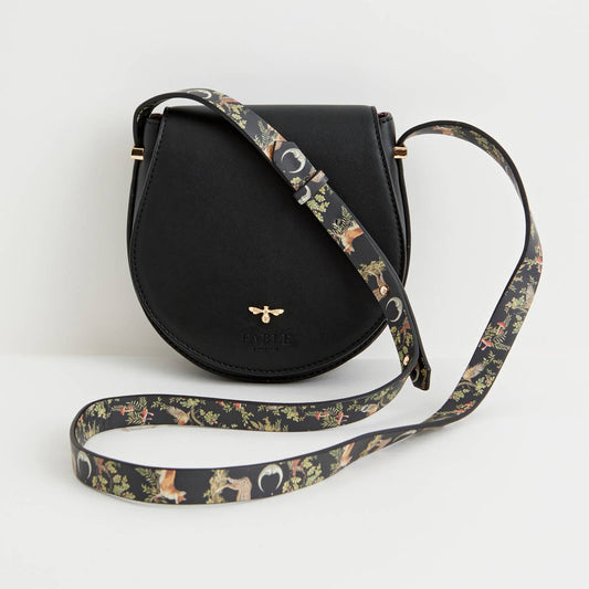 A Night's Tale Saddle Purse Black