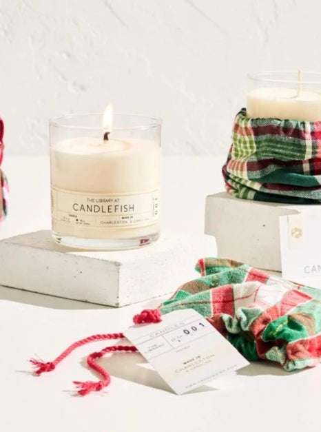 No. 4 Holiday Jar (Green Plaid)