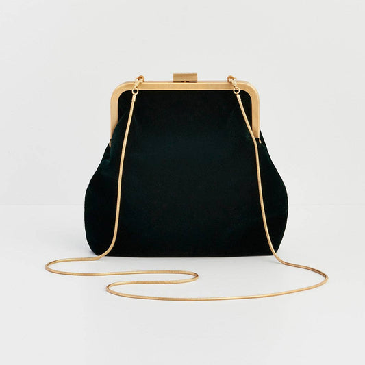 Into The Woods Green Clutch Bag