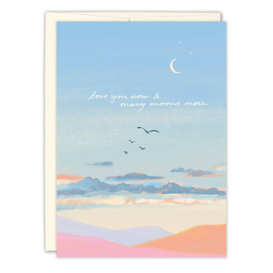 Many Moons Anniversary Card