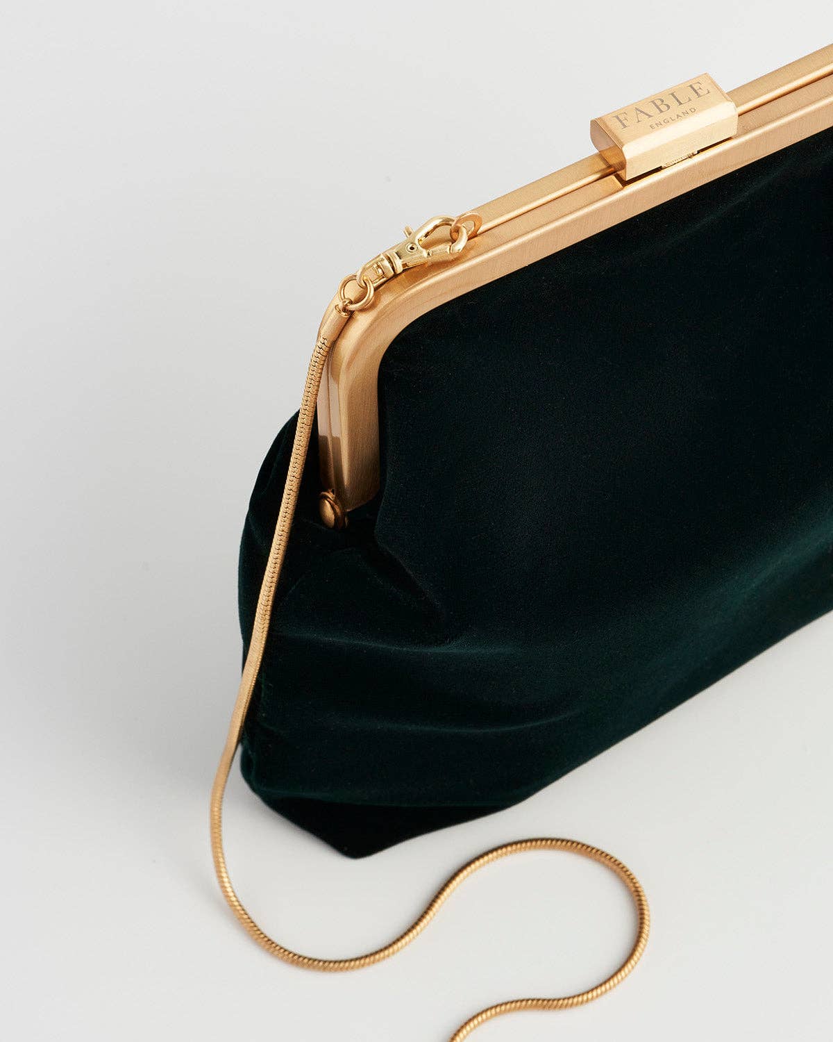 Into The Woods Green Clutch Bag