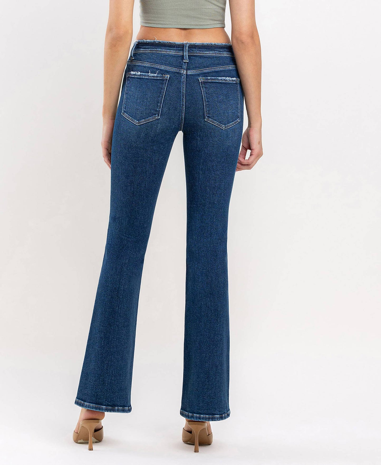 VERVET - Mid Rise Bootcut Jeans