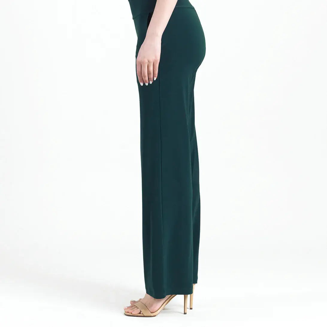 Wide Leg Pocket Pant - Hunter Green