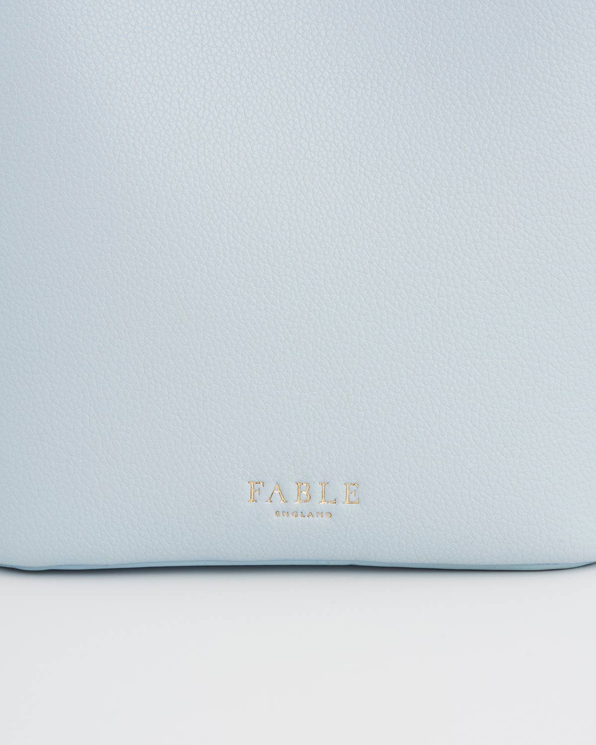 Forget Me Not Blue Embroidered Bucket Bag