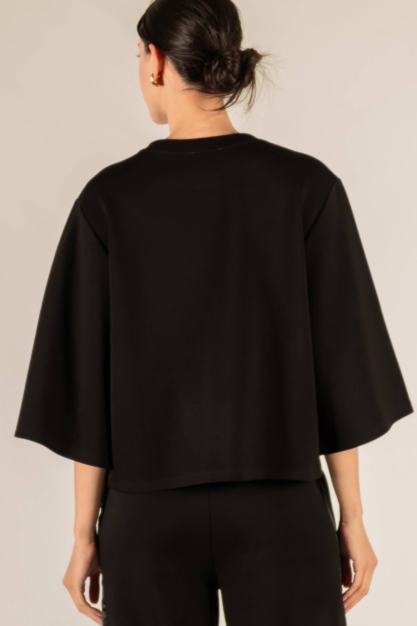 Butter Modal 3/4 Sleeve Round Neck Top