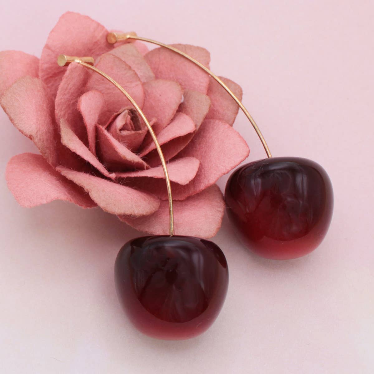 Cherry Drop Earrings