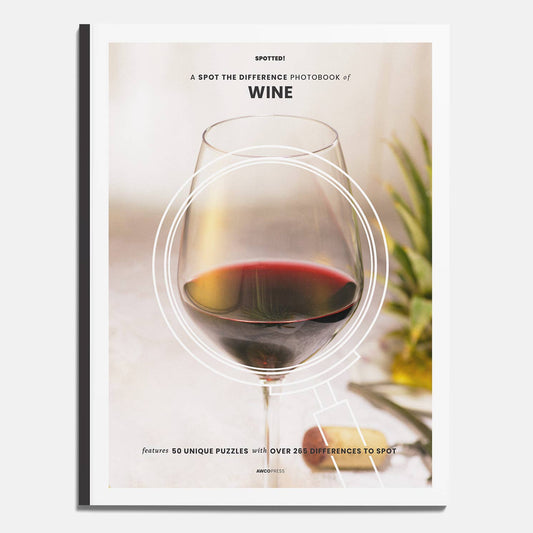 Wine Spot the Difference Puzzles, I Spy Activity Book