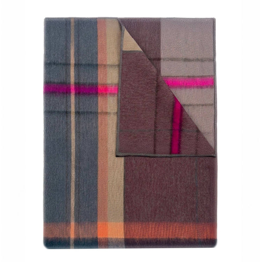 Alpaca Throw Blanket - Bordeaux