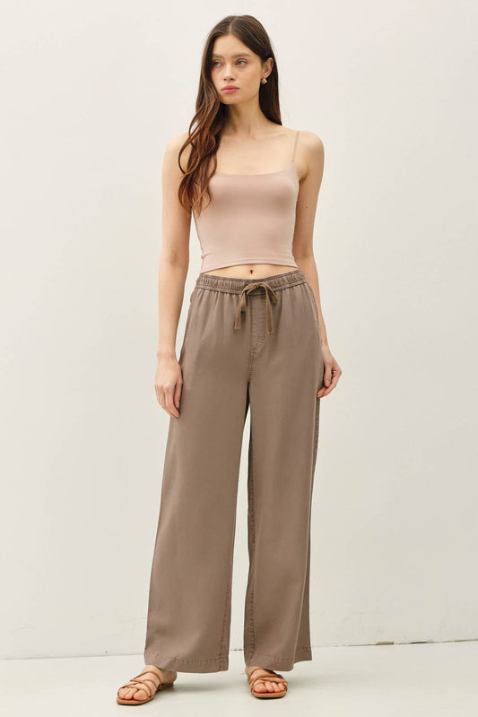 Adrianna Tencel Wide Leg Pants
