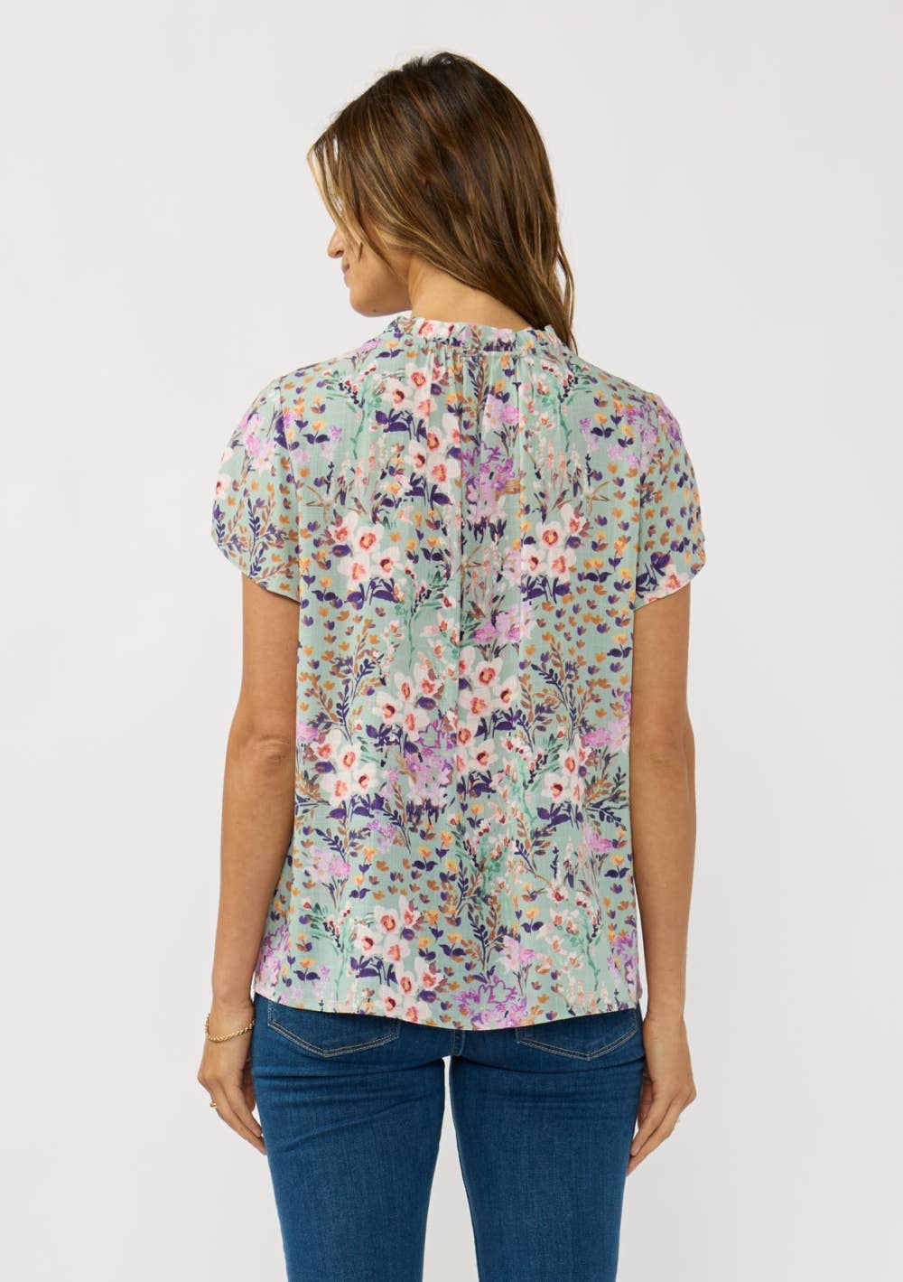 Flutter Sleeve Spring Top