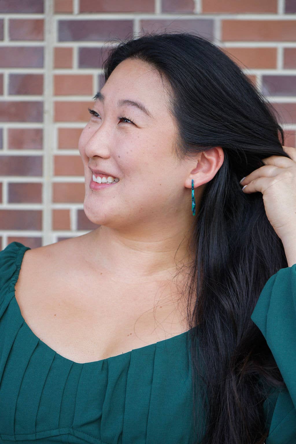 Christmas Tree Hoops