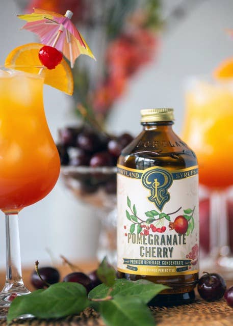 Pomegranate Cherry Syrup - Cocktail / Mocktail Mixer