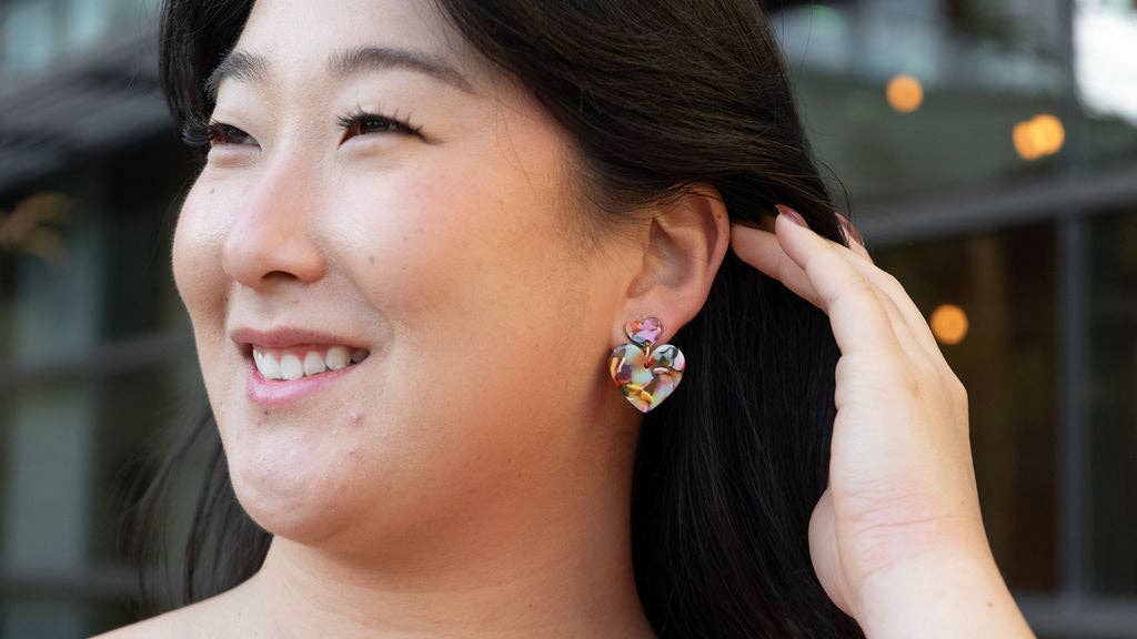 Darling Heart Earrings - Fiesta