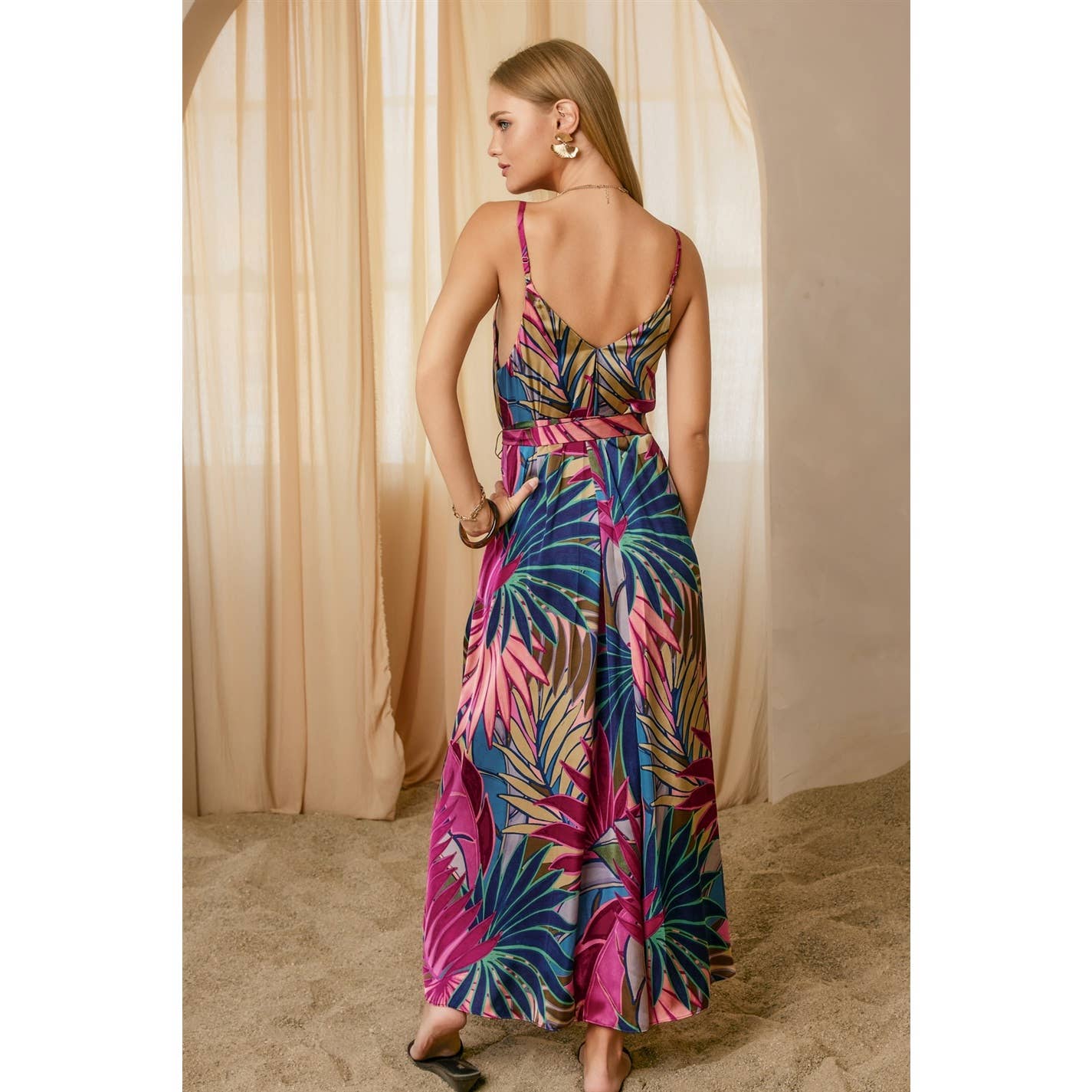 Sarina Extra Flared Maxi Dress