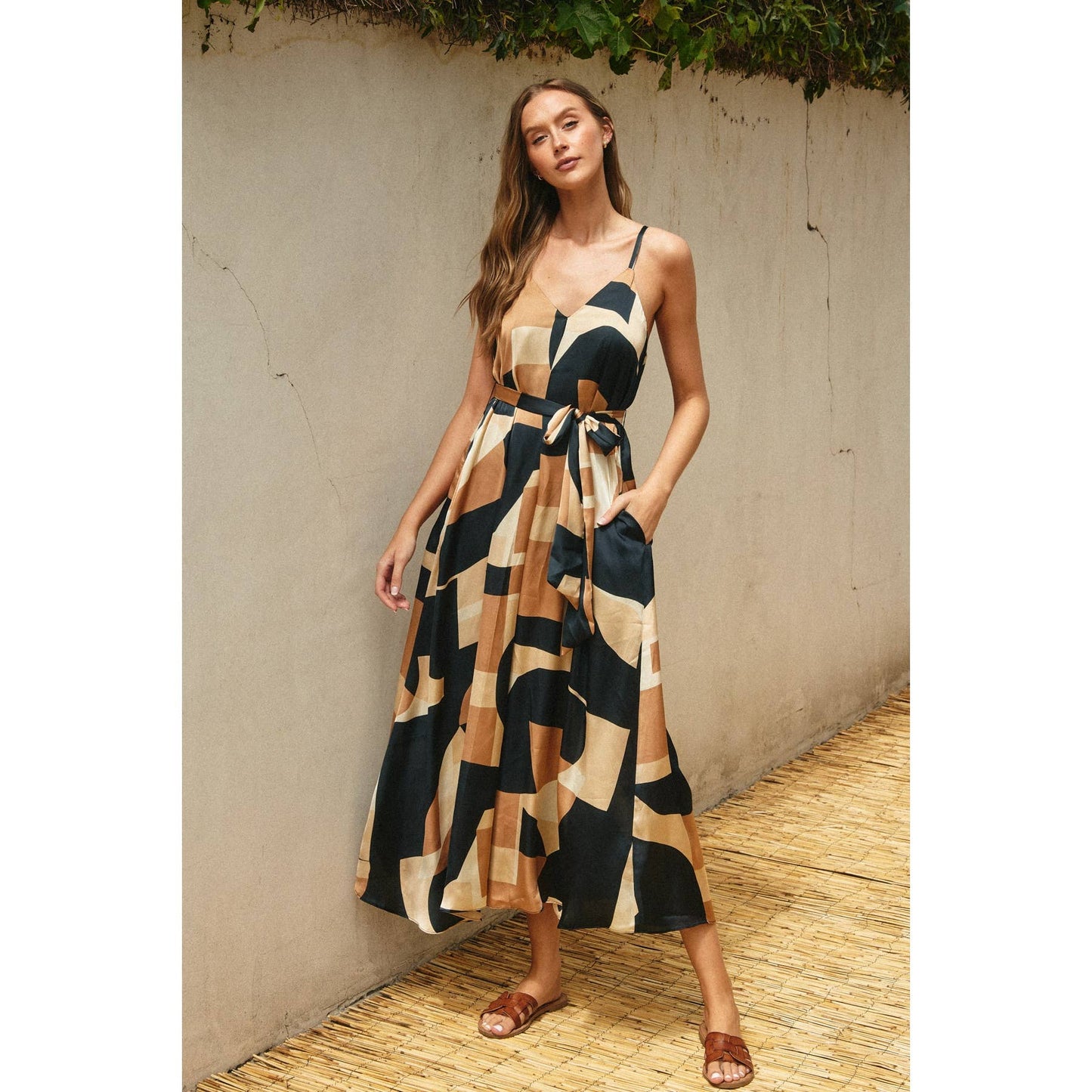 Geo Extra Flared Dress