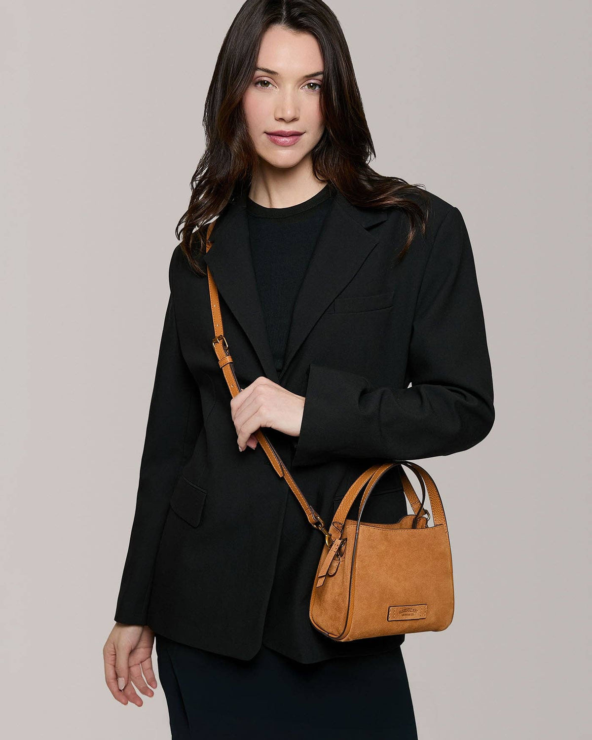 Auburn Mini Crossbody - Saddle Bomber Leather