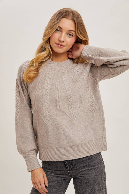 Manchester Cable Knit Sweater