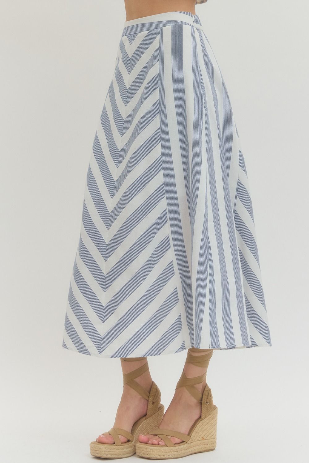 Summer Breeze Striped Skirt