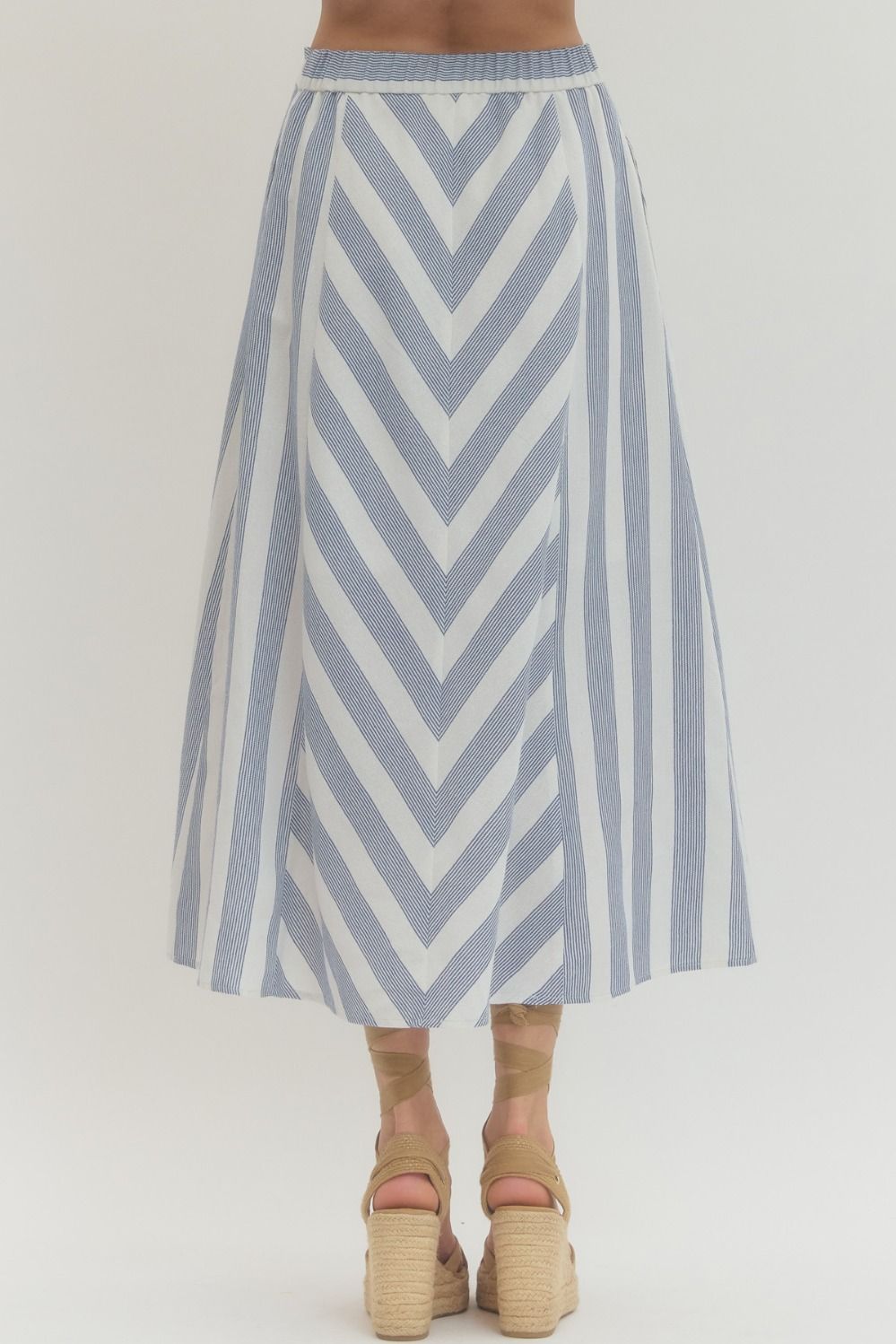 Summer Breeze Striped Skirt