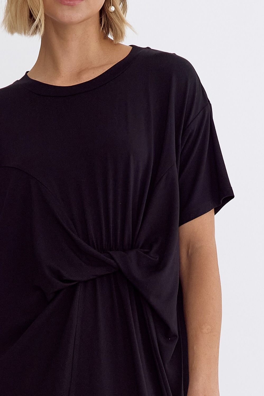 Front Twist Detail Dress