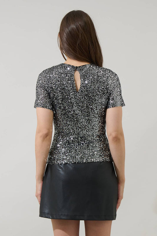 Willard Sequin Liny Top