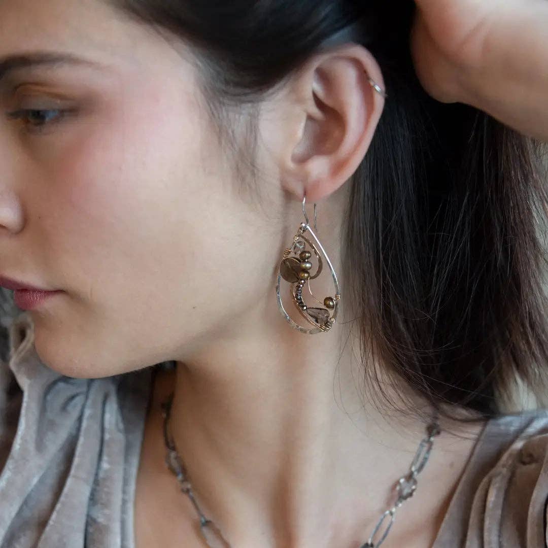 Smokey Quartz Earrings