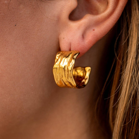 Melted Hoops - Gold
