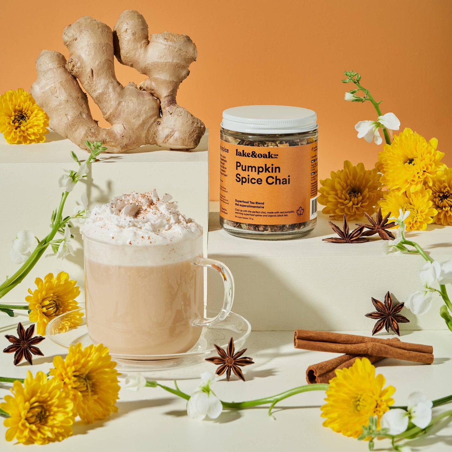 Pumpkin Spice Chai - Superfood Tea Blend