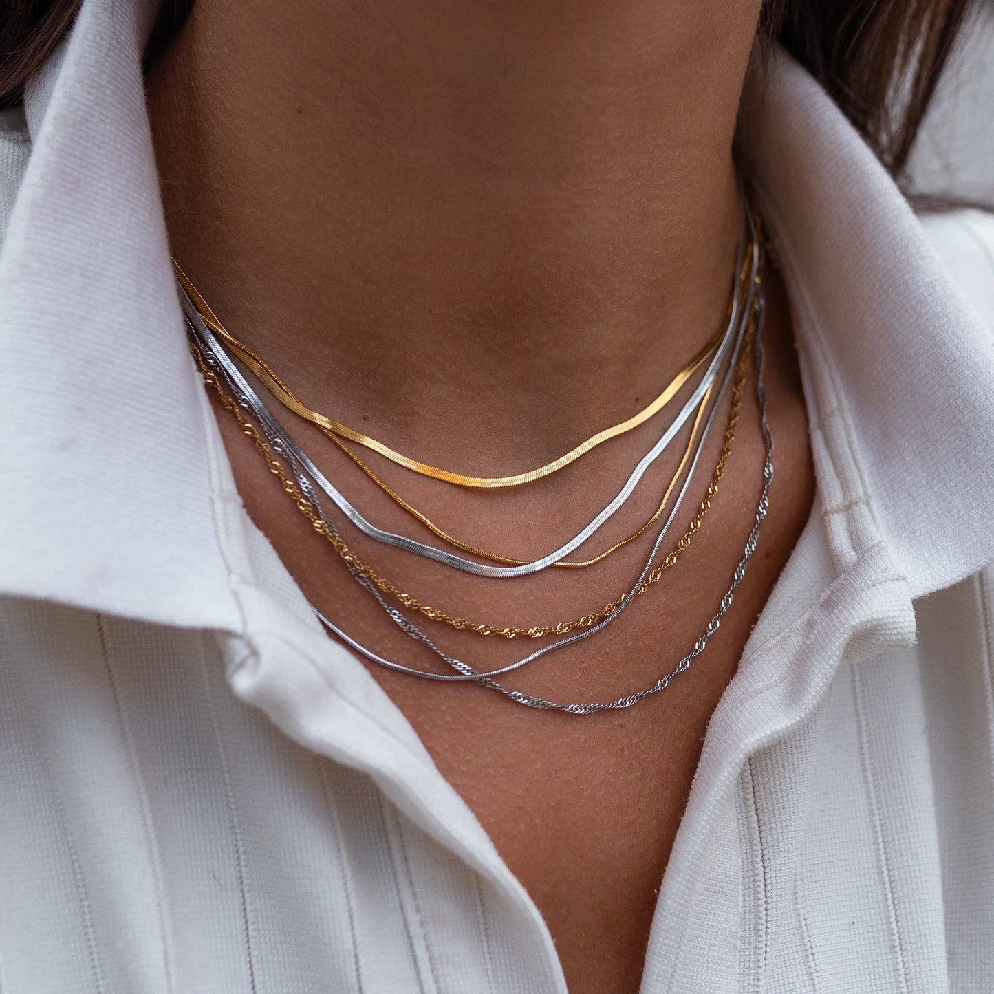 Lane Necklace - Gold / Silver
