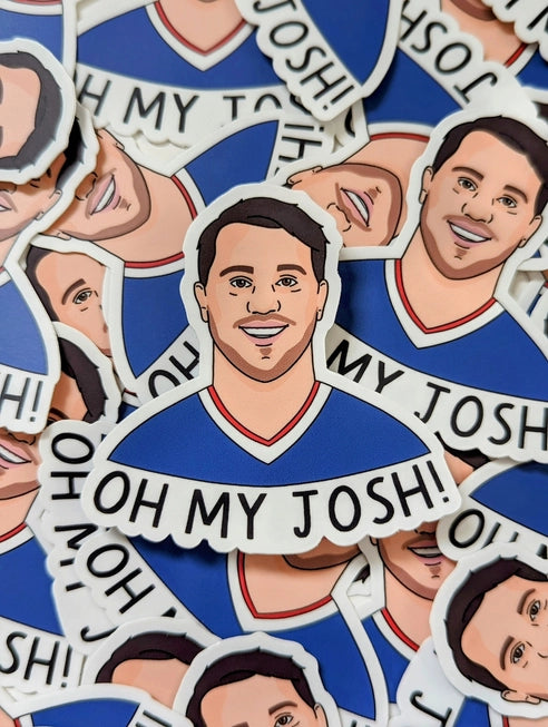 Oh My Josh! Josh Allen Buffalo Bills Sticker