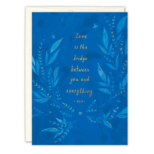 Love Is The Bridge Sympathy Card