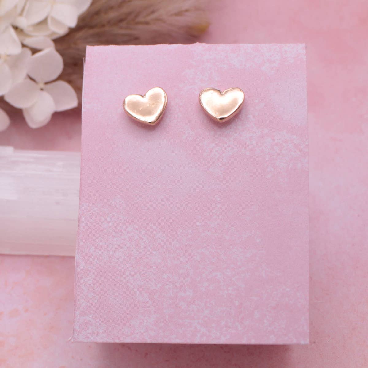The Kiss Fine Art Heart Earrings