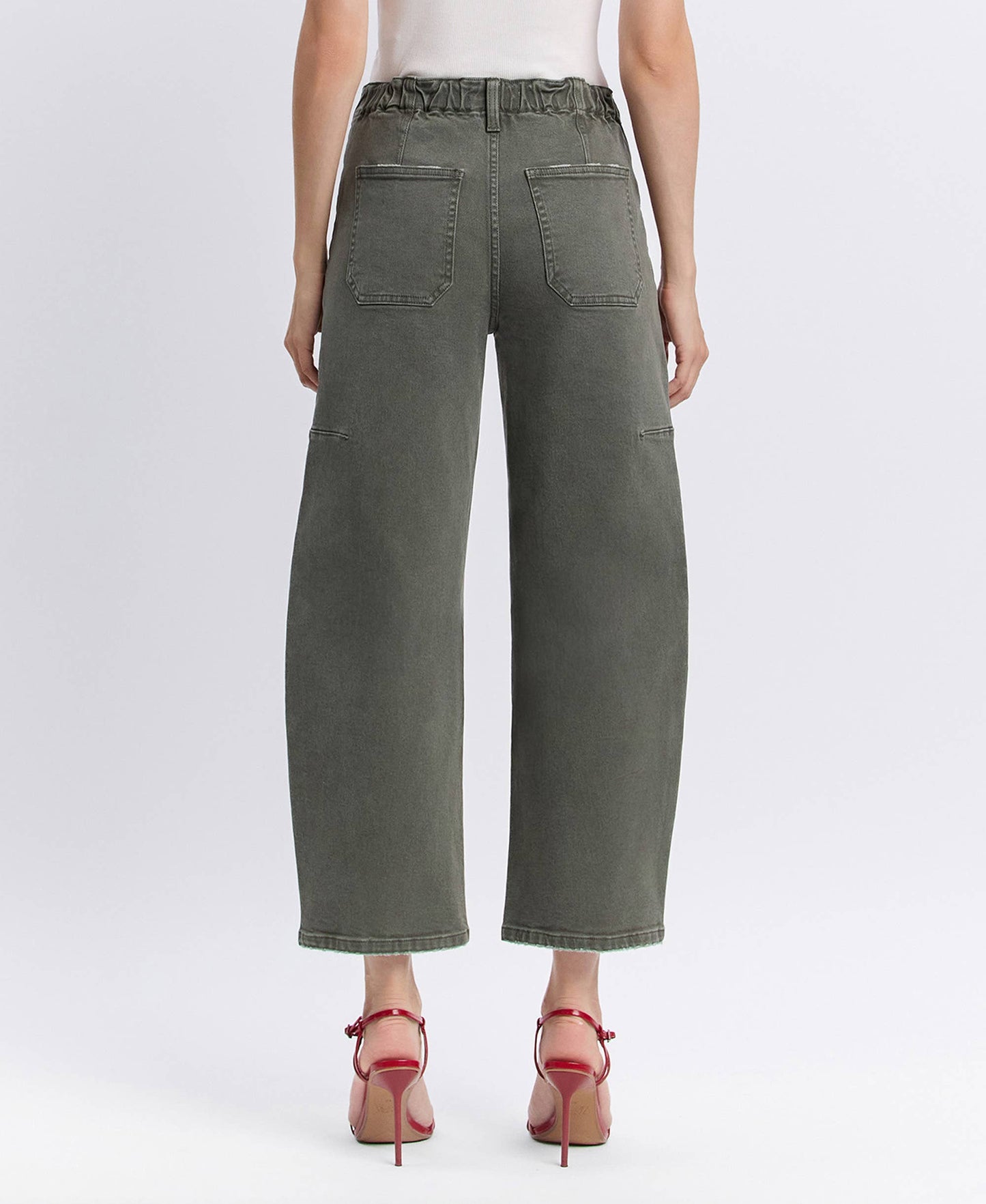 FLYING MONKEY Olivia High Rise Barrel Jean