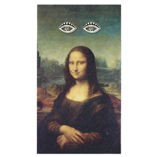 Mona Lisa Eye Post Earrings