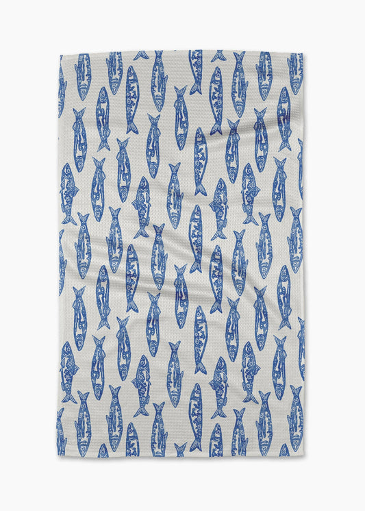 Geometry Inshore Tea Towel