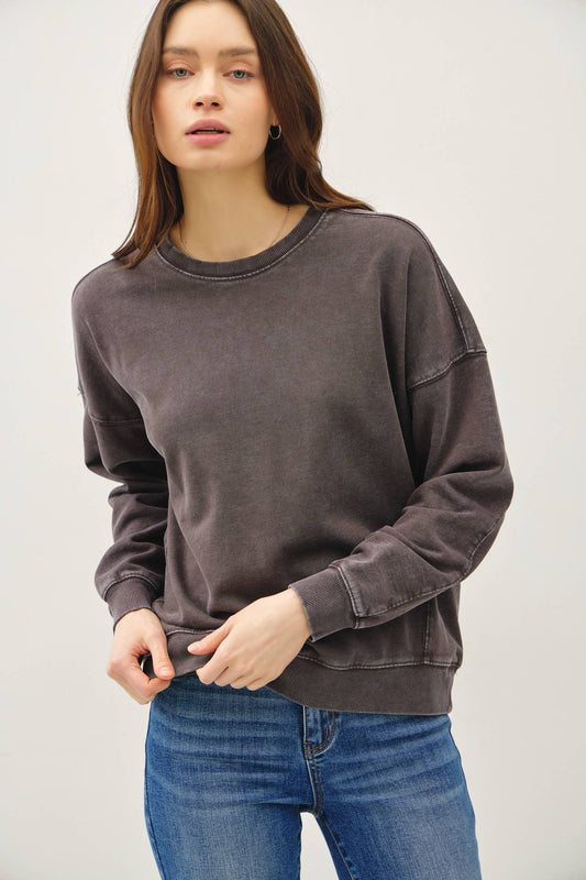 Garment-Dye Sweatshirt