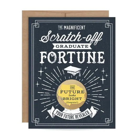 Scratch-off Fortune Graduation Card