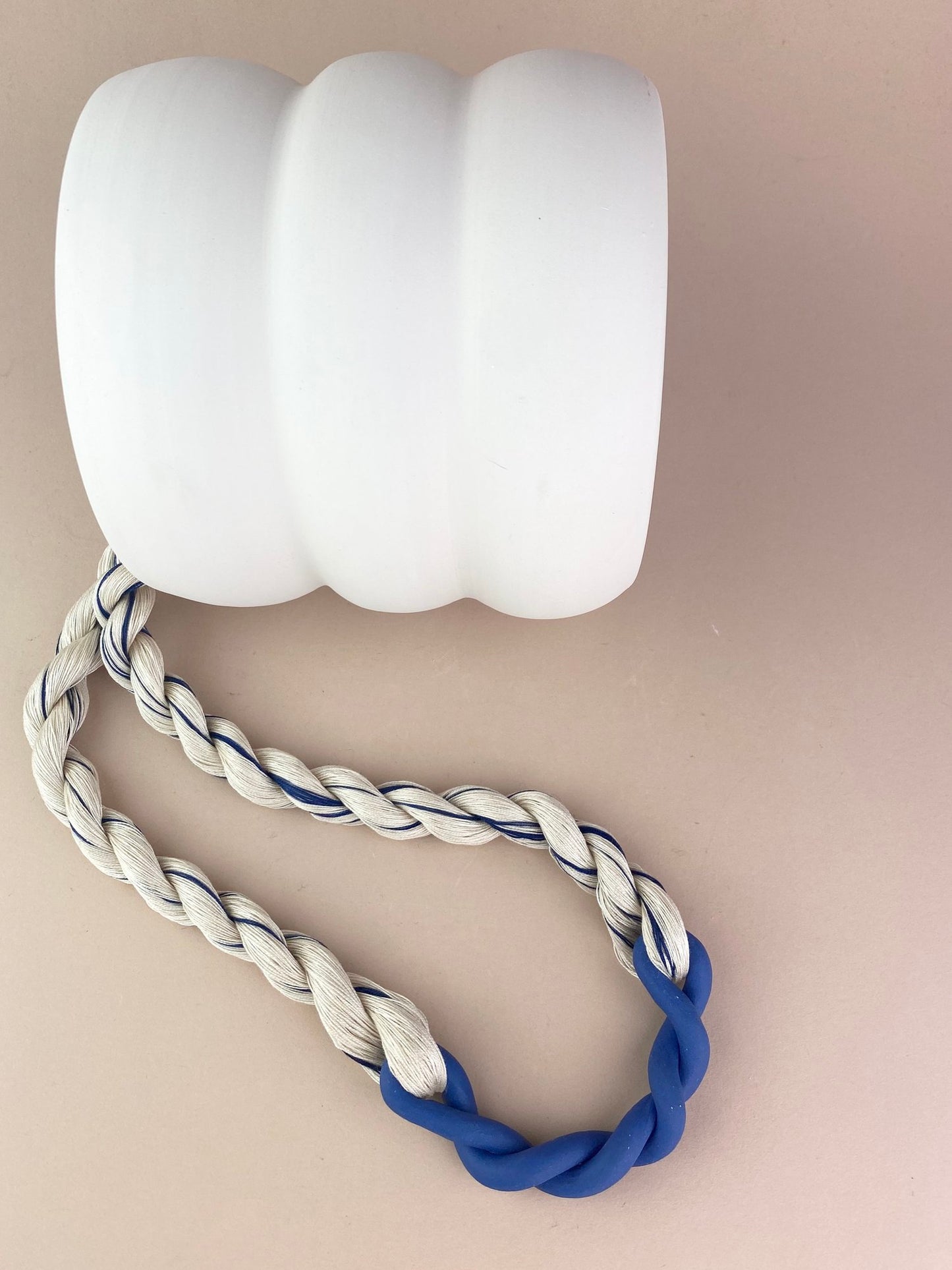 Rope Twist Necklace - Blues