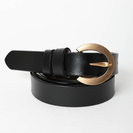 Curved Buckle Belt