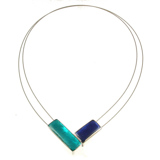 Rectangle Magnetic Pendant Necklace