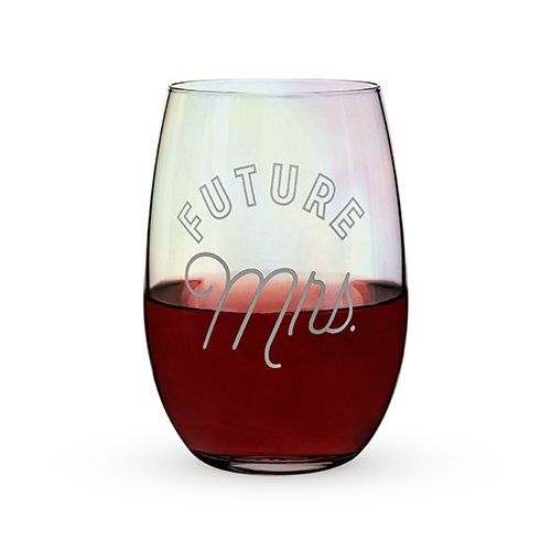 Future Mrs. Stemless Wine Glass