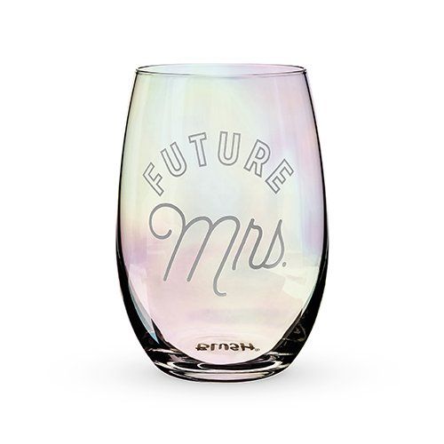 Future Mrs. Stemless Wine Glass