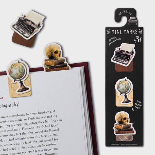Mini-Marks Magnetic Bookmarks- Academia