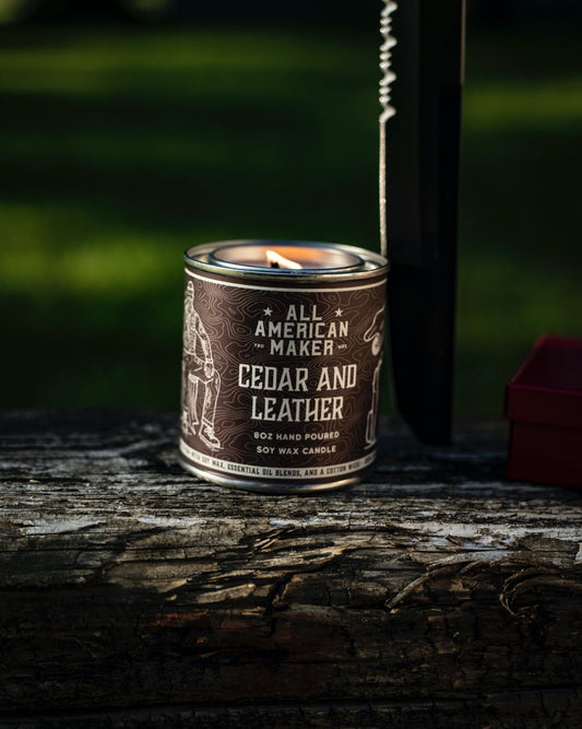 Cedar + Leather Candle